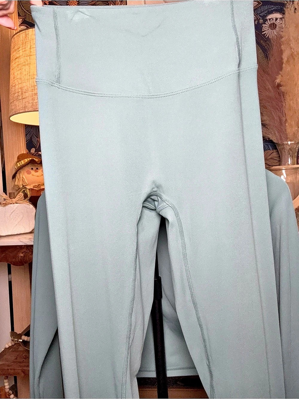 Women's Athletic Leggings greenish blue in Blue - Picture 3 of 5